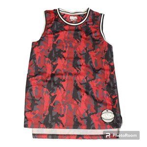 CT692 And1 Sleeveless Red & Black Athletic Women's Top XL
